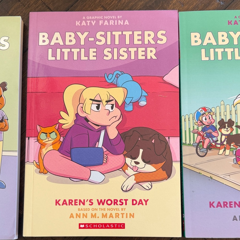 Scholastic Baby-Sitters Little Sister Box Set - Pink, Red, Green, Blue - Picture 6 of 8